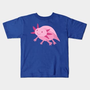 Pink Axolotl Kids T-Shirt